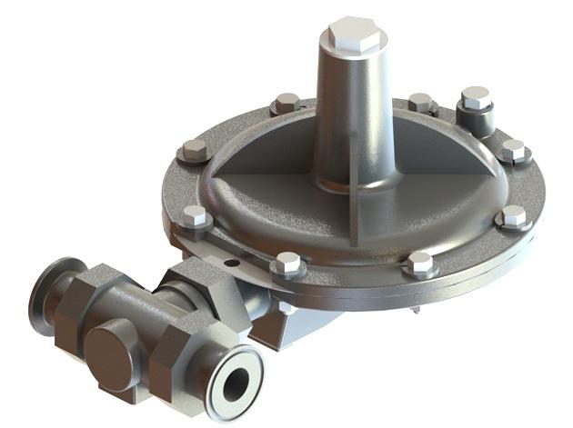 Mark 958 Series Sanitary Gas Back Pressure Regulators (3/4" - 1") The Mark 958 Sanitary Gas Back Pressure Regulator is the ideal valve for low back pressure gas regulation for blanketing, motive