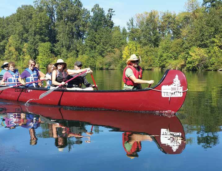 Tilkum RiVER RUN Paddle the Distance to Get Kids to Camp! Enjoy the autumn air, as you travel down the Willamette River in large 29 foot canoes.