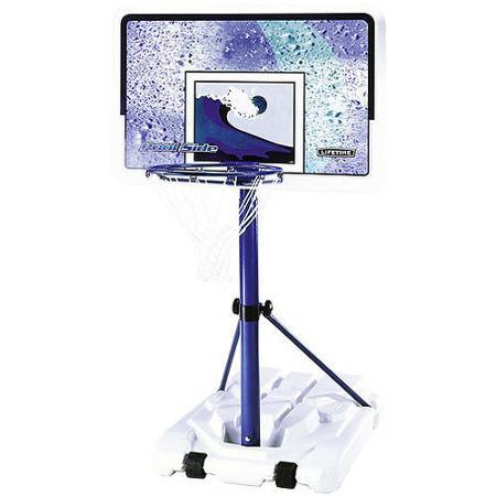 Lifetime 1301 Pool Side Basketball System with Backboard (White/Blue, 44-Inch) - $265.