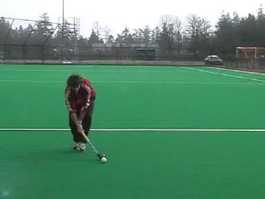 HITTING THE BALL - SWEEP HIT Uses: Ball transfer over medium to long distances Control and accuracy Deception Easier more predictable ball to receive Disadvantages: Need for space and time to execute