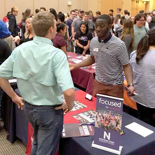 NETCAT hosts career fair for hundreds of area students Eighth graders from area schools attended the annual North East Texas