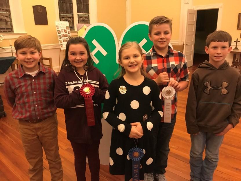 Hamilton County 4-H Public Speaking Contest was held at Second Presbyterian Church, Chattanooga, TN.
