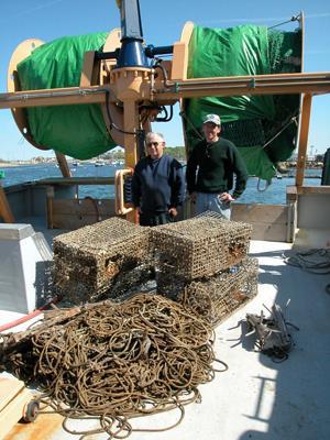 Sea Debris: Fishermen DFG Removal Partnership Massachusetts Bay - Partnered with local fisherman to locate and remove DFG found