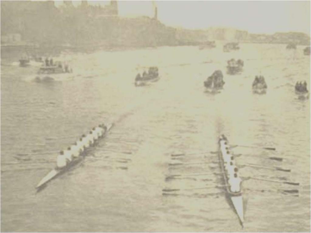 Oxford-Cambridge Boat Race Winning Times 1845-2005 28 26 24 y = -0,0331x + 83,872 R