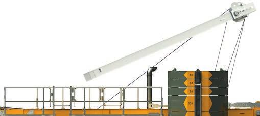counterweight and 300 t hook block. Remarks 1. The lifting capacities stated are valid for lifting operation only (corresponding with crane classification according to F.E.M. 1.001. crane group A1).