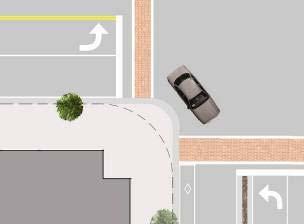 Design Vehicle Affects Corner Radii Corner