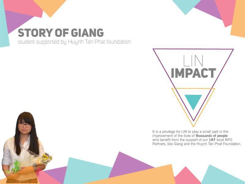 Ms. Kieu Giang (22 years old) from Tay Ninh Province is a Senior at the HCMC University of Architecture.