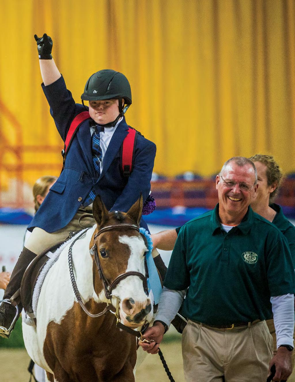 The Foundation The Pennsylvania National Horse Show supports a 501(c) 3 Foundation providing grants to therapeutic riding and horse rescue groups.