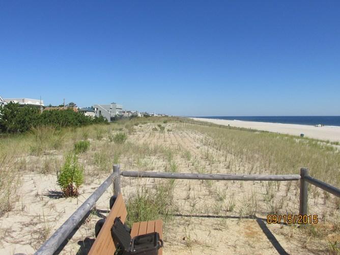 The emergency federal beach fill was completed in spring 2013. Since then, the engineered dune has remained in its same position and elevation.