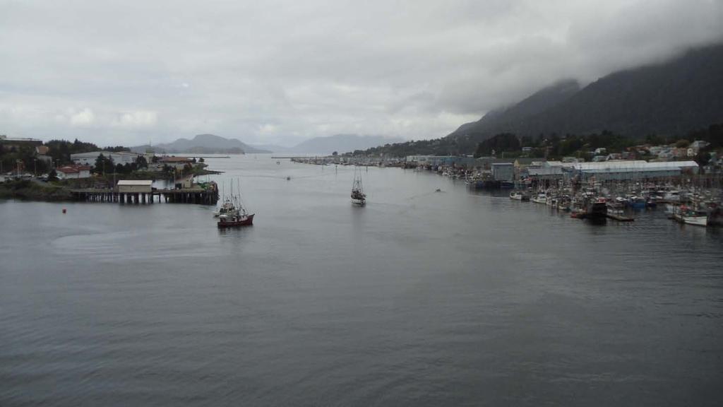 Sitka Small Boat Harbor and area,