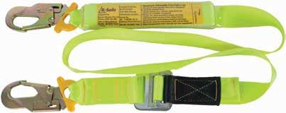 B-Safe also provides a range of lanyards fitted with triple action karabiners.