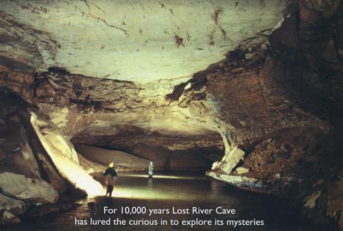 All rights reserved : Photographs and postcards created by Lost River Cave & Valley and removed from UA6 Lost River Cave & Valley Records. Digitized images available at: http://wku.pastperfect-online.