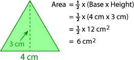 can calculate the area of