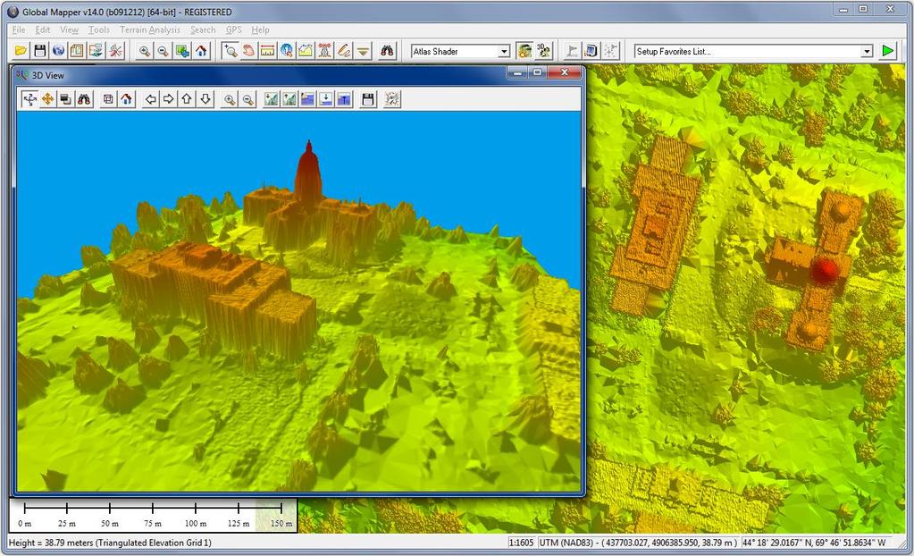 Create or input elevation data Easily work with all types of LiDAR Edit