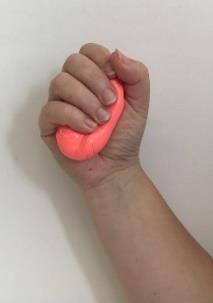 15. Wrist Rotation: Hold the putty in one hand.