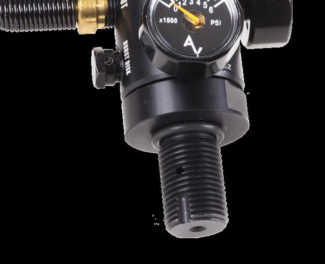 The Safety System The Air Venturi Ez Fill Valve is equipped with an ASTM COMPLIANT bottle Burst Disc required by the