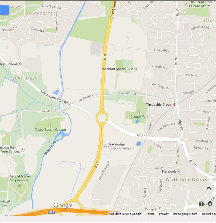 LOCATION & DIRECTIONS Laura Trott Leisure Centre M25, Junction 25 DIRECTIONS M25, JUNCTION 25 (6 MINS & 2.5 MILES) 1.