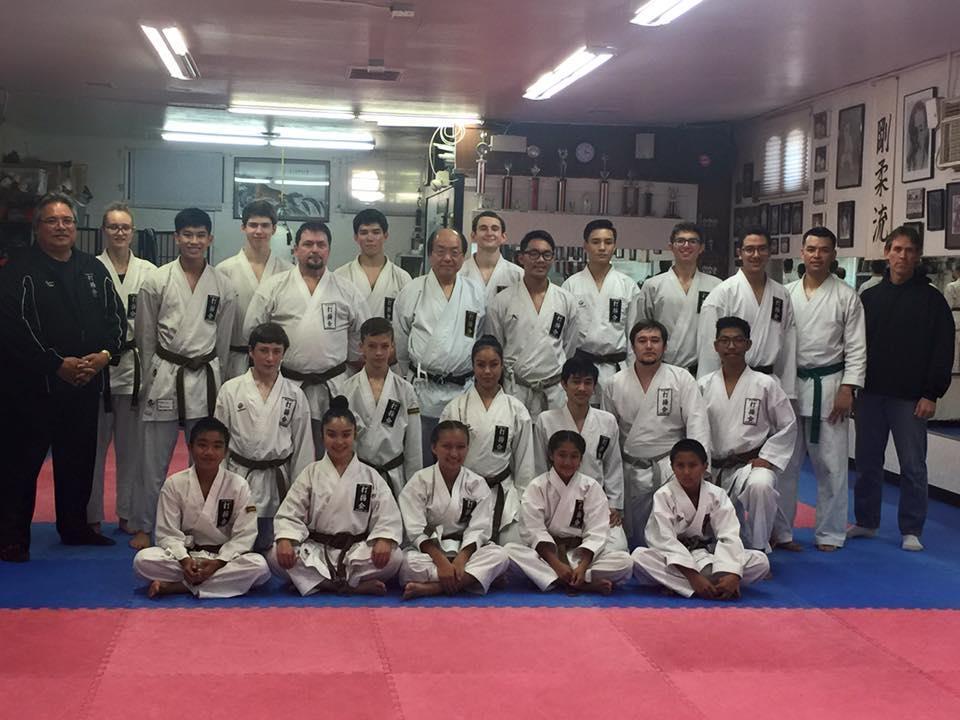 Seminar with many of our dojo