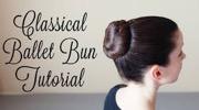HAIR GUIDE: Hairstyle for all preschool and kindergarten dancers Hairstyle for all female dancers, 1st grade and up. Classical ballet bun, mid head, no bangs or loose hair.