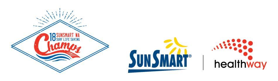 au Club Administrators, Club Surf Sports Directors, Team Managers, Competitors and Officials This bulletin outlines event and general competitive conditions for affiliated clubs for the 2018 SunSmart