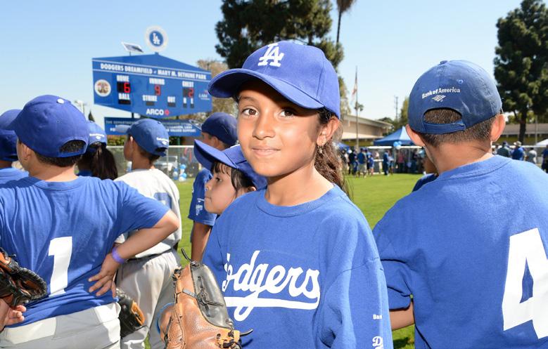 GOALS To build or refurbish baseball and softball fields in underserved communities. 2. To increase enrollment in the youth baseball and softball programs played on the Dodgers Dreamfields. 3.