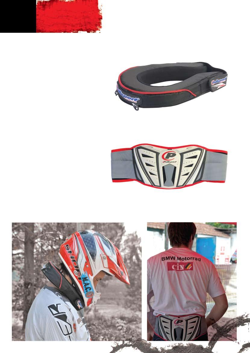 PROTECTION NECK PROTECTOR offers comfortable protection aerodynamic system no need to strap down to chest protector lightweight child and adult size according to directive 89/686/EEC Neck protector