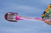 Ron Bohart Pint Sized Rocket Kite Day & Time: Saturday 9:00 AM, Class #2 Cost: $35.00 Description: This is a bigger wind kite (6-18 mph) that is quick to set up and take down.