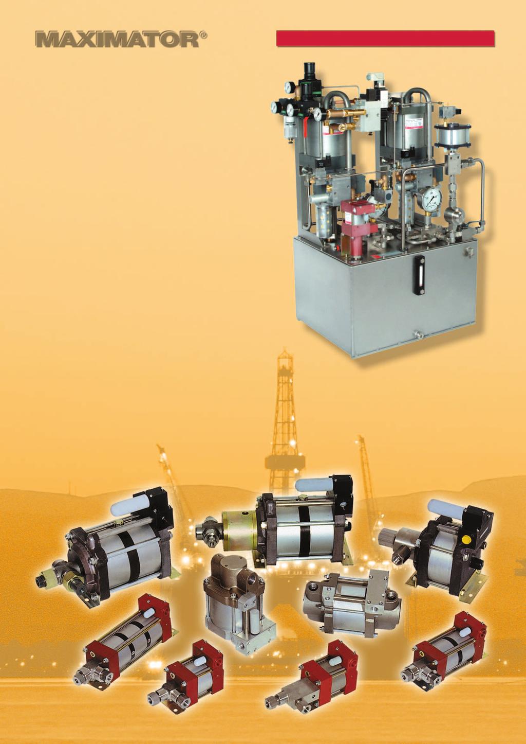 MAXIMATOR is one of the world leading manufacturers of air driven liquid pumps, air amplifiers, gas boosters, high pressure valves, fittings and tubing as well as associated products used in the oil