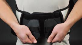 HARNESSES INTEGRATED BELT SYSTEM Integrated 360 twofold kidney belt with elastic adjustment for perfect fit, also helps
