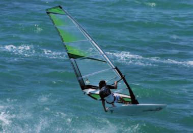 Easy rigging, early planing, a stable centre of effort and a high end speed, all combined with user-friendly handling windsurfing can be that easy.