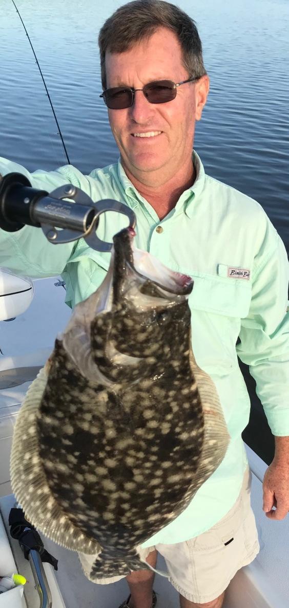 I already know what you must be thinking...this is the same flounder! No it is not! However, Al did catch both of the flounder in the same location. What does this prove?