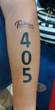 How to Apply your Race Number Tattoo In your race kit, you should have 2 identical Race