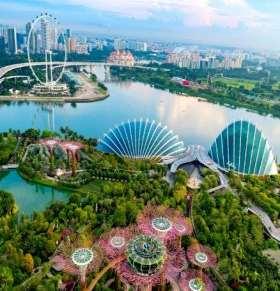 green spaces such as the iconic Gardens by the Bay and the Botanic Gardens, (recently inscribed