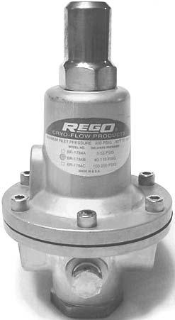 The BR-1780 Series Regulators have a balanced seat, are constructed with oxygen compatible materials, and offer a tamper resistant adjustment screw cap.