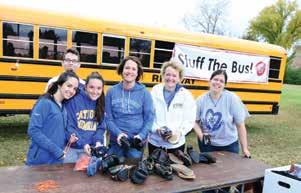 Step up and Stuff the Bus! Last year, we collected more than 5,000 pairs of shoes. WAY TO GO! Once again, we will collect all types and sizes of gently-used shoes for the Society of St.