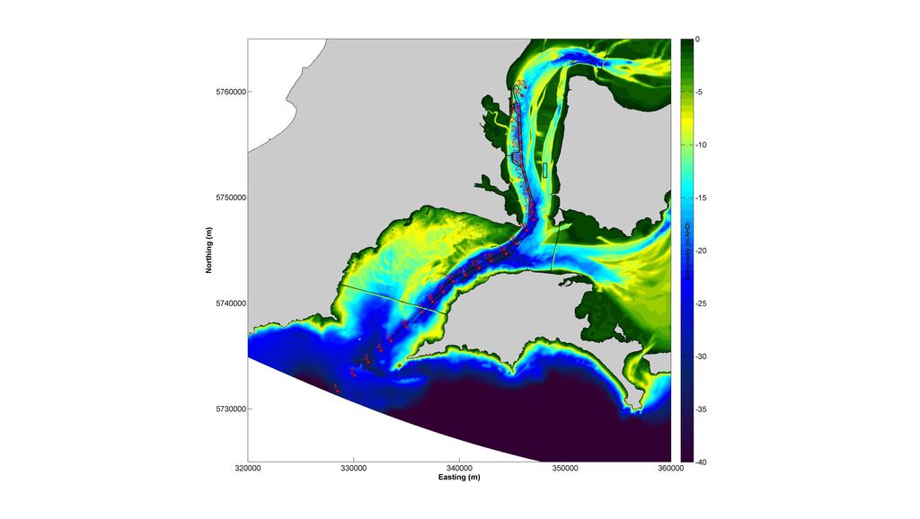 Wave Conditions In addition to hydrodynamic outputs, the 2D vessel simulation study also requires information regarding wave conditions along the navigation channel (Western Entrance and Lower North