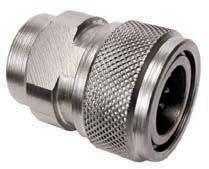 79 System Cleaners Couplings A range of quick connect couplings for use on