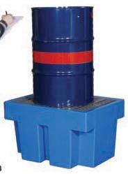 x H345mm Sump Capacity 230 Litres Holds 2 x 200 litre drum or 10 x 25 kg Kegs PP1 Drum Bund SKS04019 203.