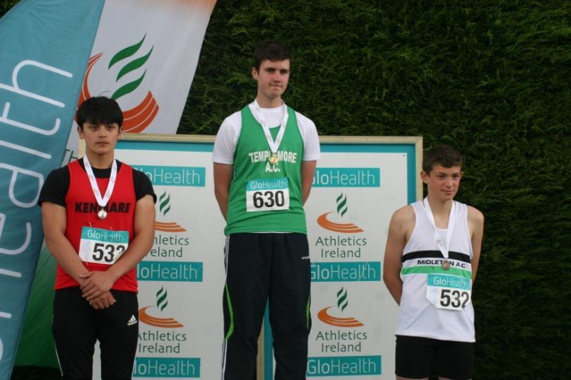 14 National Titles for Munster Athletes on Day 3 Munster athletes continued their winning ways on Day 3 of the GloHealth National Juvenile Track & Field Championships in Tullamore on Sunday 24 th