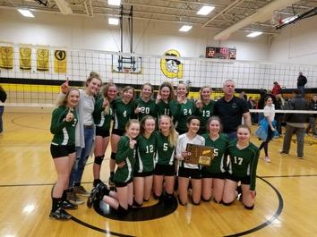 8th Grade Volleyball Update: Your 8th grade Lady Falcons are Regional Champs!
