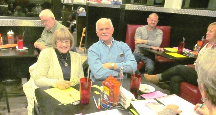Gary & Marilyn Kandel, who are fairly new members, were at our get together today. Future new member, Don Plesner attended.