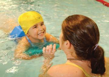 same time. While the levels still follow YMCA National Swim Program standards, your child will now register in one of four possible combined swim lesson blocks.