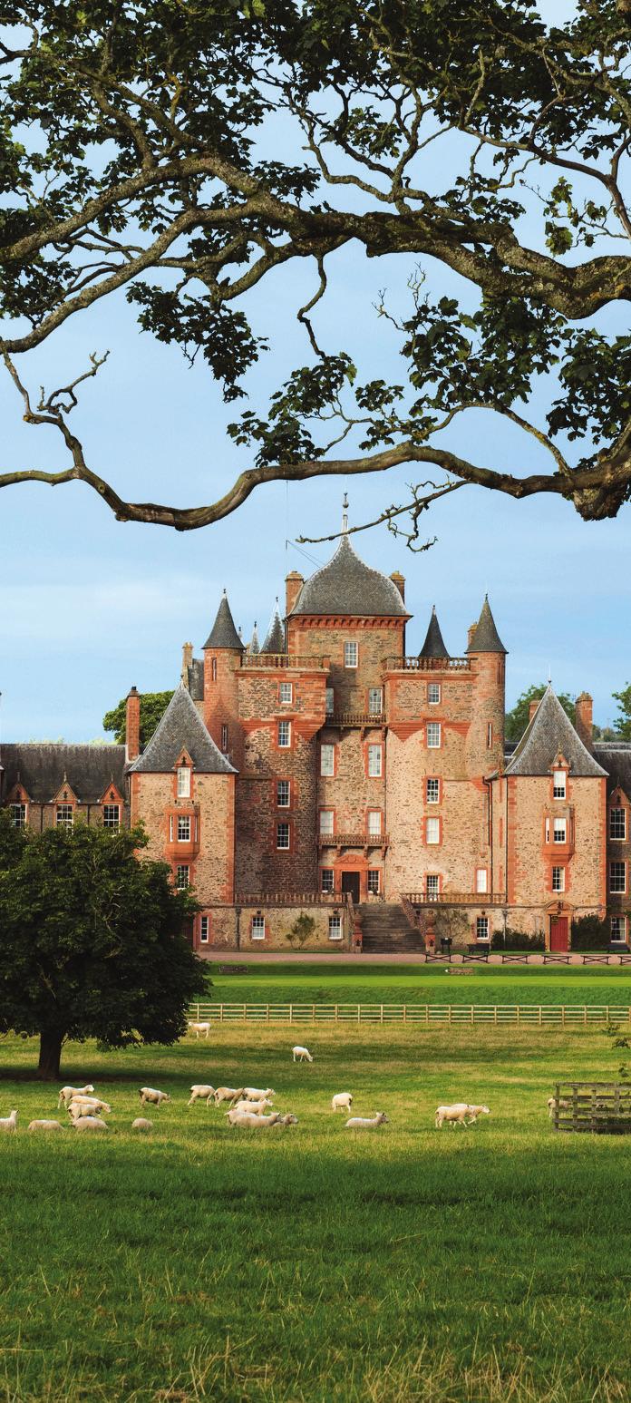This beautiful castle has played an important role in Scottish history and has also
