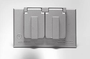 4A 4B DOUBLE GANG COVER FC50 FS Box cover plates and extenders are designed to accept a variety of standard