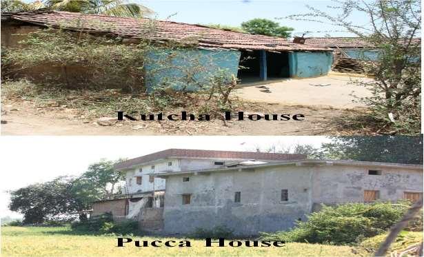 Household Description Most of the houses in the study area were located in the rural area but have poor living condition and the 73% live in Kutcha house (temporary house formed with mud, bamboo and