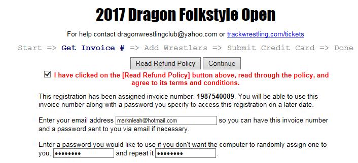 be assigned a track wrestling ID.