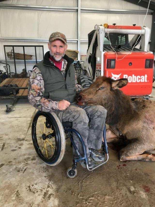 Keith Alford Texas (2017) My name is Keith Alford and I have Fredrick s Ataxia. I was a lucky winner of the hunting draw for crossbow in Cody Wyoming with the Wyoming Disabled Hunters.