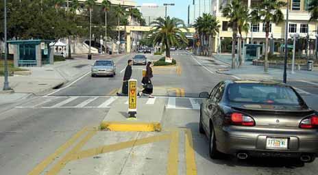 Selecting Pedestrian Treatments at Unsignalized Crossings by