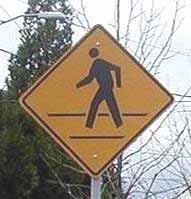 Ped crossing signs: