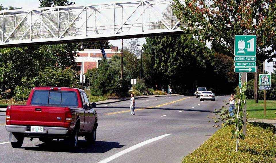 Salem OR In reality, pedestrians often ignore